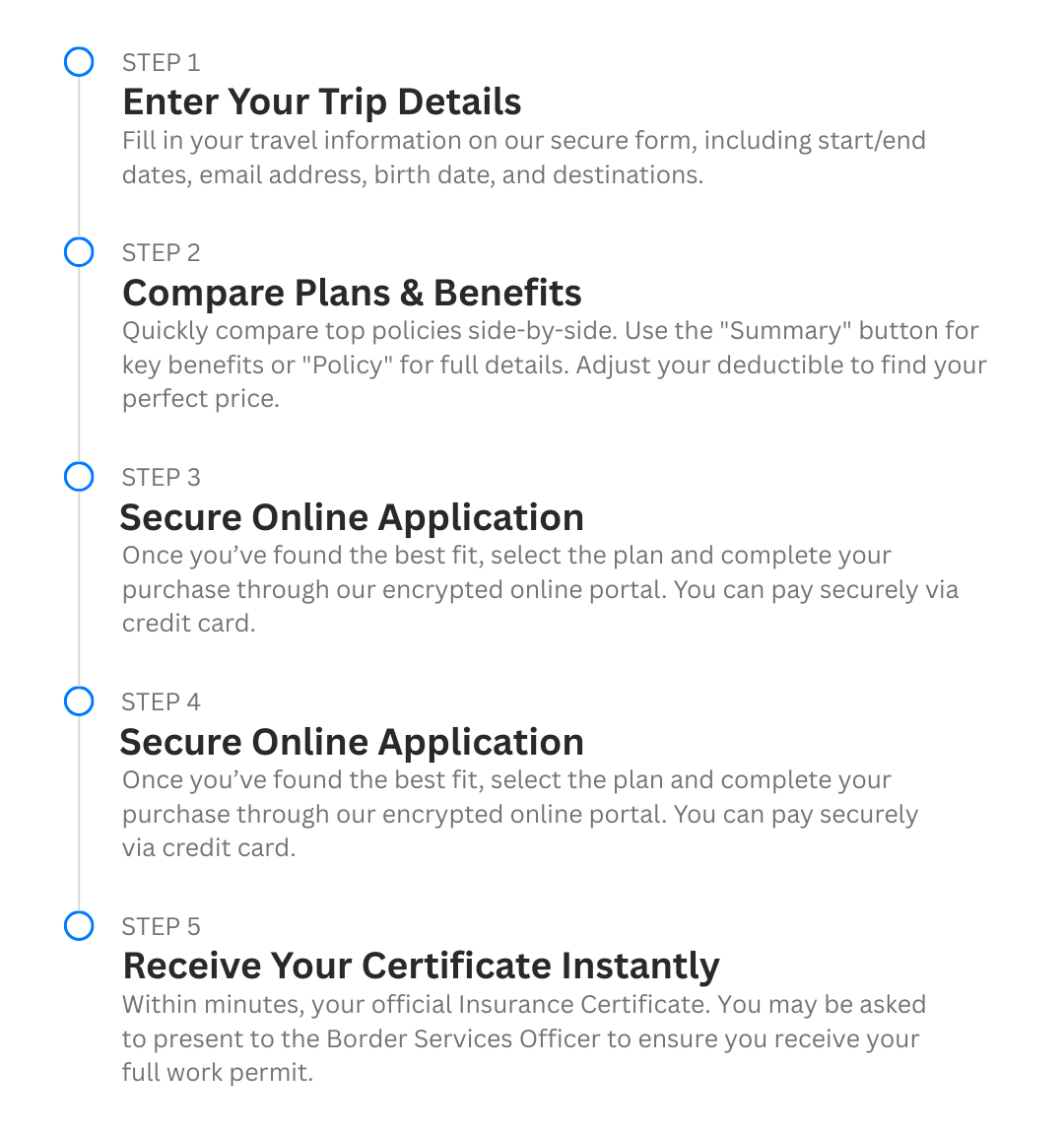How to buy a policy online