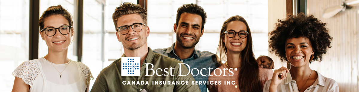 A large picture of smiling people with the Best Doctors logo A large picture of smiling people with the Best Doctors logo